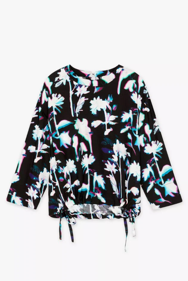 Blouses lange mouw zwart CKS - Image 3