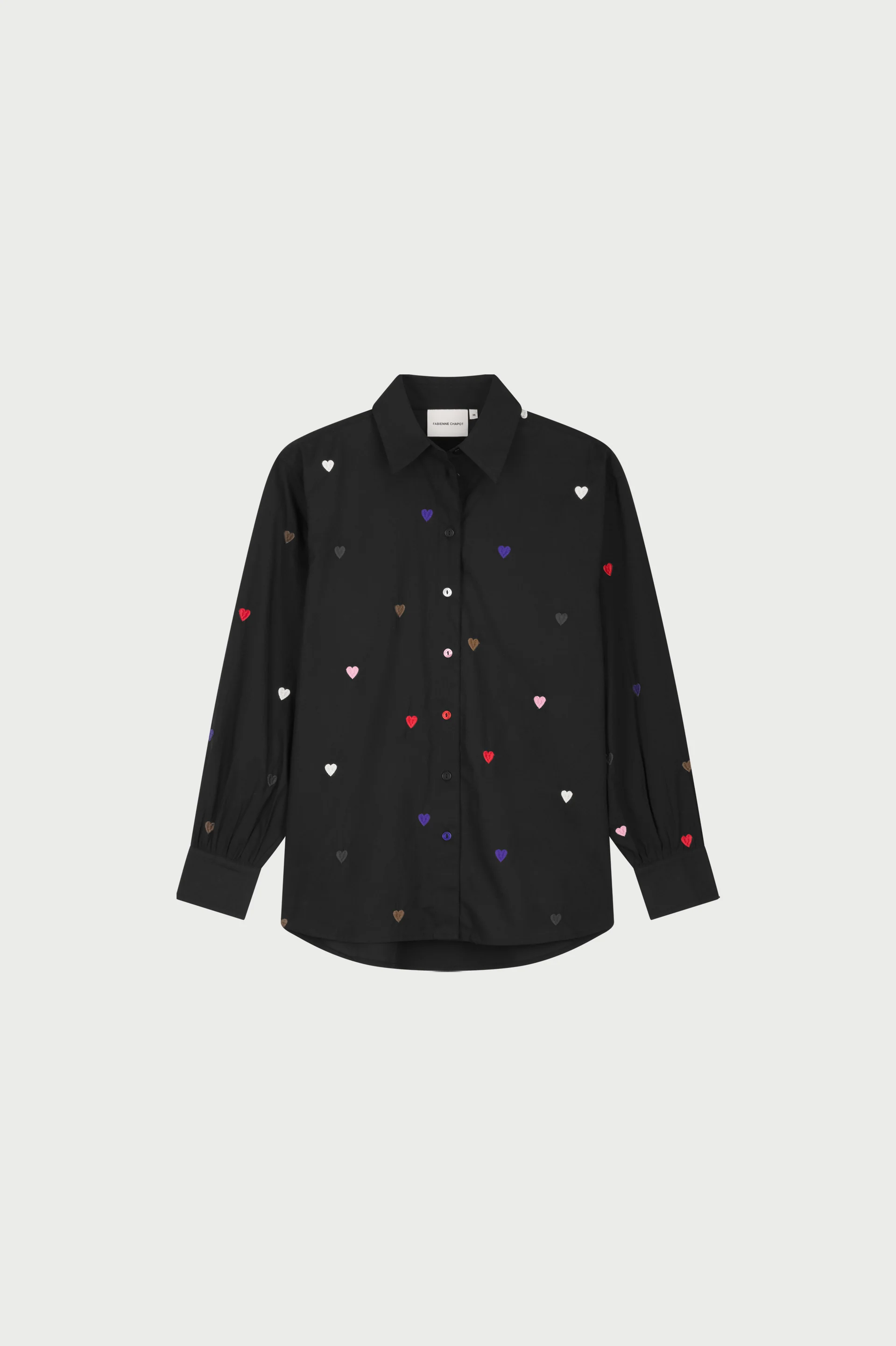 Blouses lange mouw zwart Fabienne Chapot
