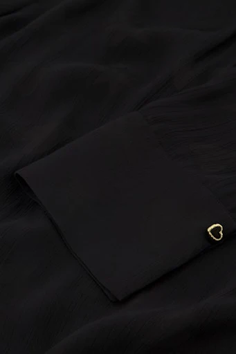 Blouses lange mouw zwart Fabienne Chapot - Image 3