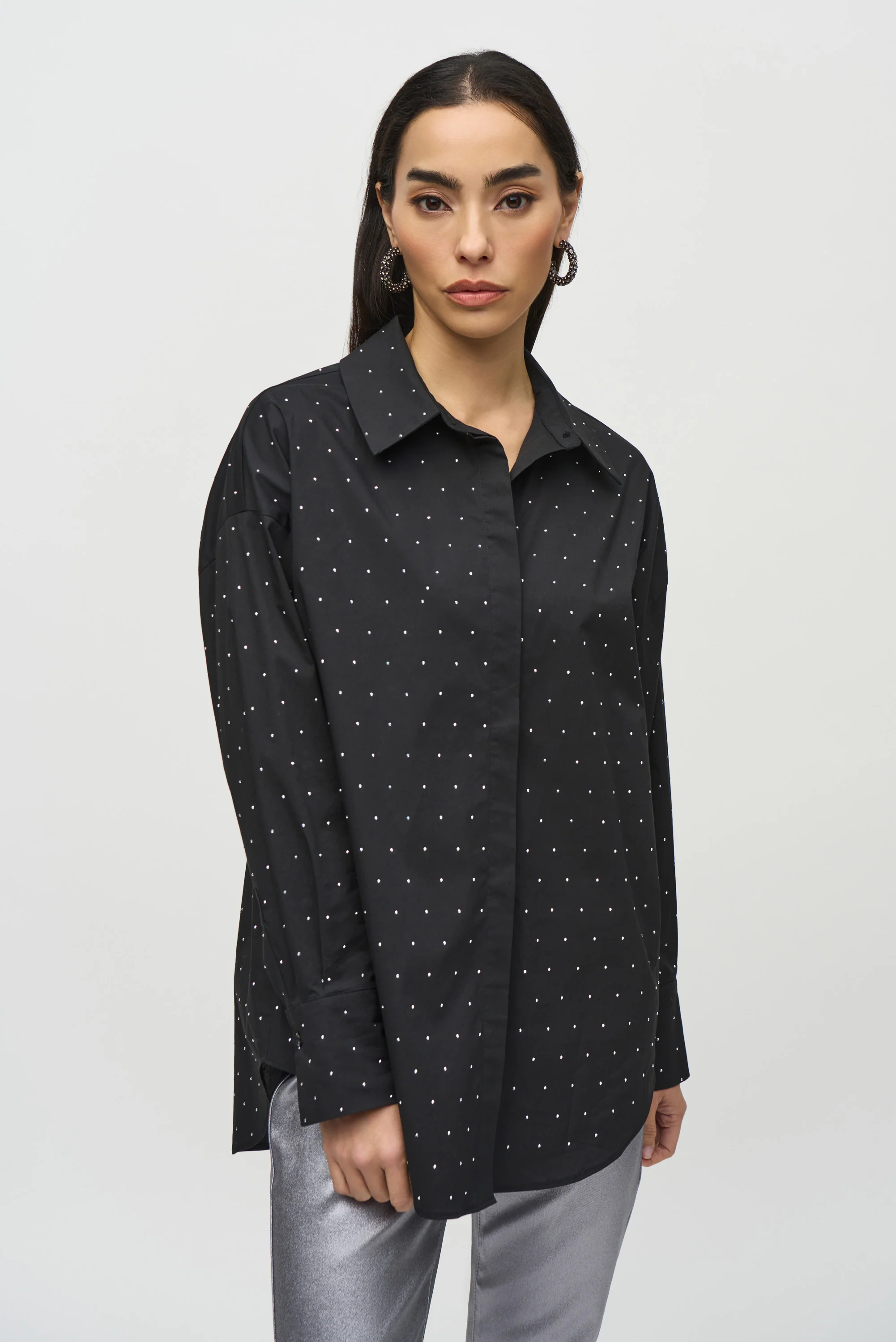 Blouses lange mouw zwart Joseph Ribkoff