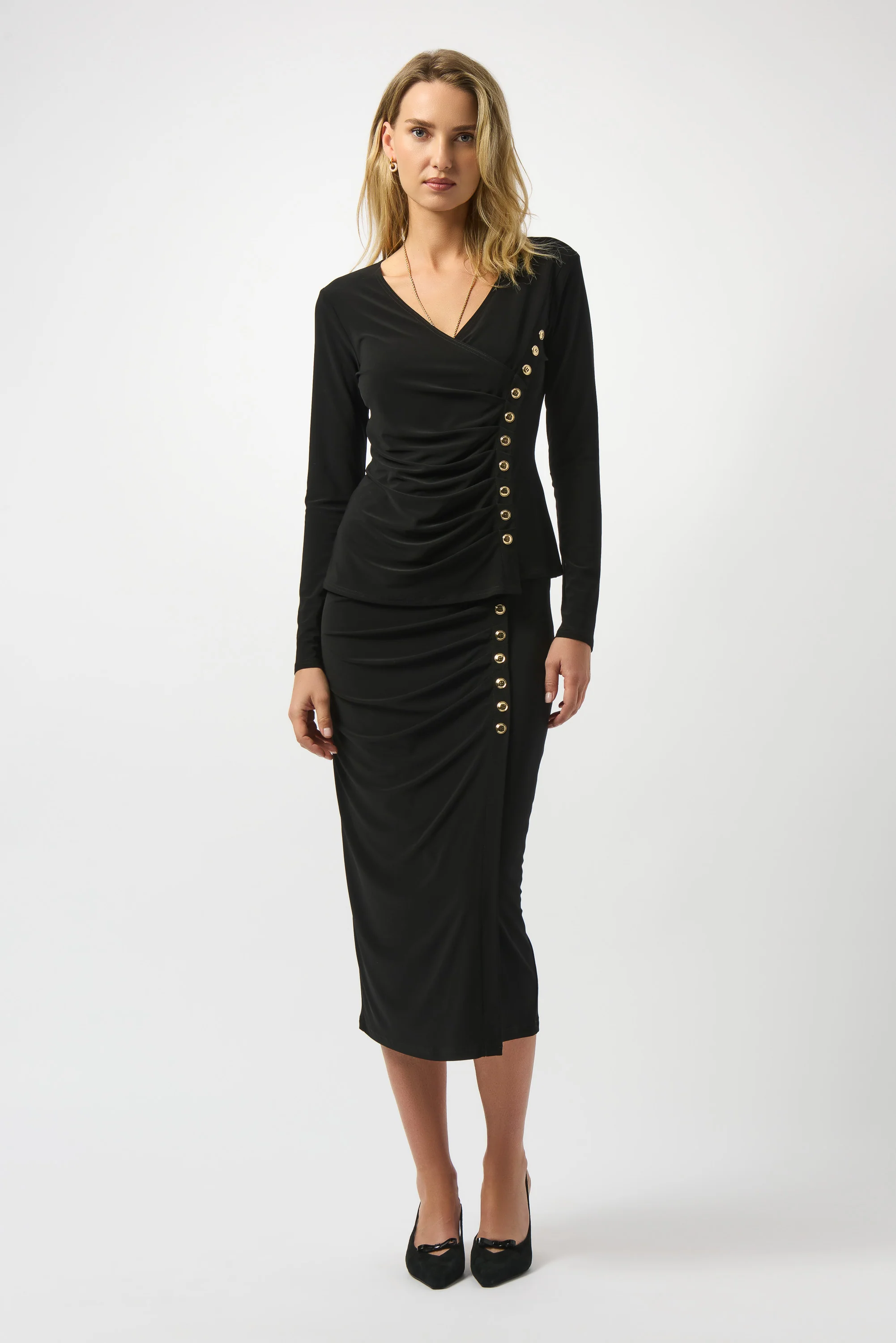 Blouses lange mouw zwart Joseph Ribkoff