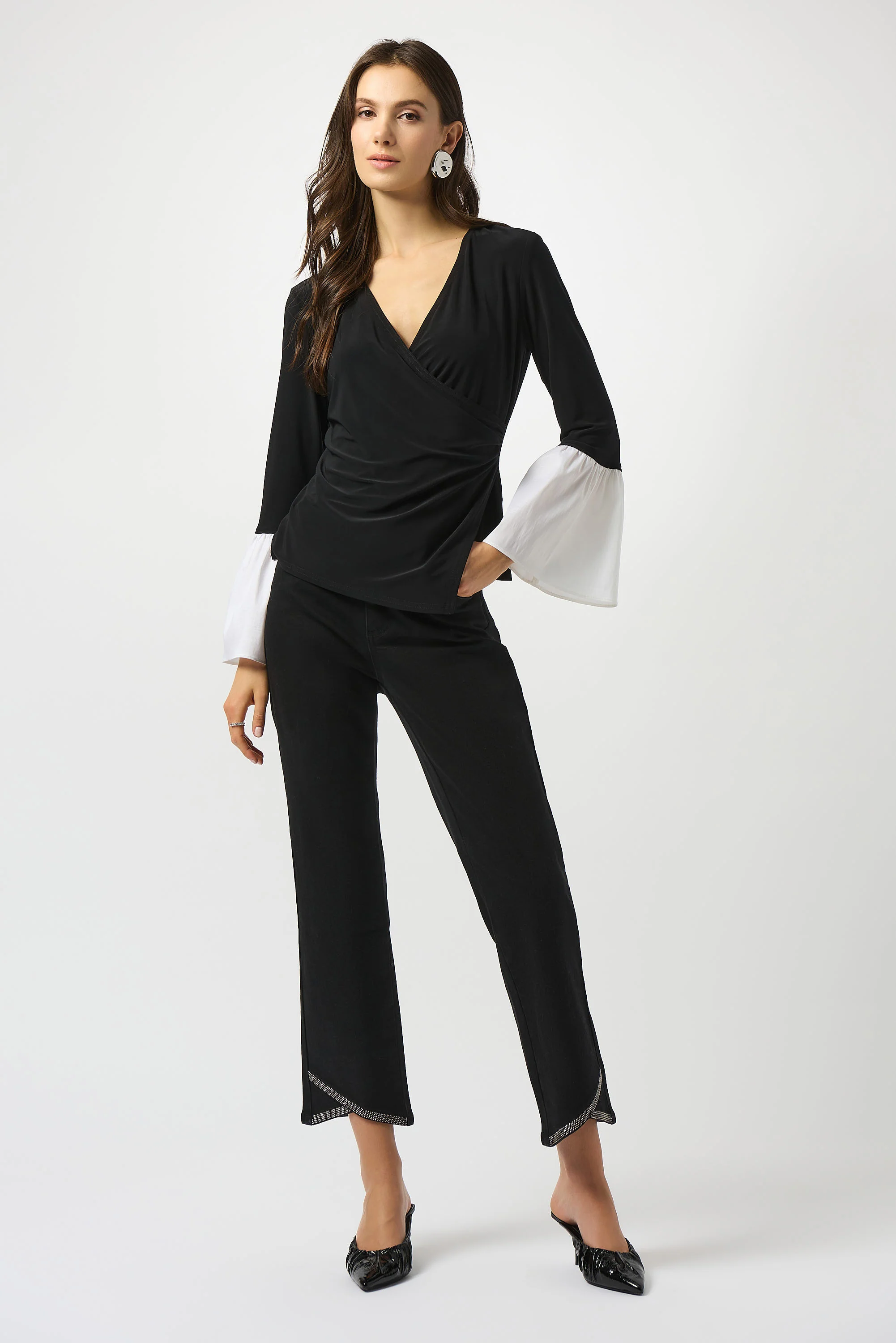 Blouses lange mouw zwart Joseph Ribkoff