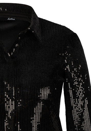 Blouses lange mouw zwart LeComte - Image 3