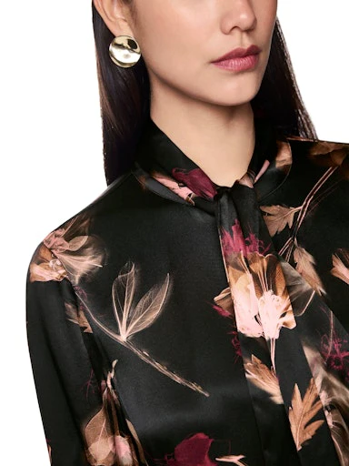 Blouses lange mouw zwart Marc Cain - Image 4