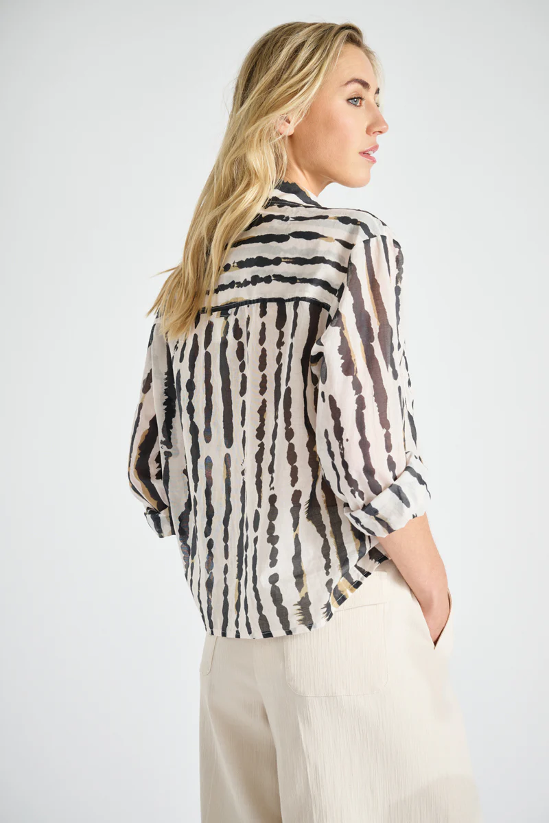 Blouses lange mouw zwart Marie Méro - Image 2