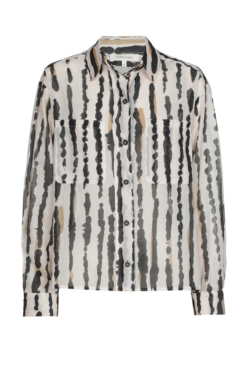 Blouses lange mouw zwart Marie Méro - Image 4