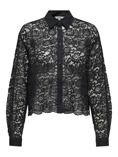 Blouses lange mouw zwart ONLY