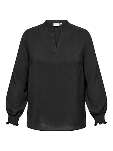 Blouses lange mouw zwart ONLY Carmakoma