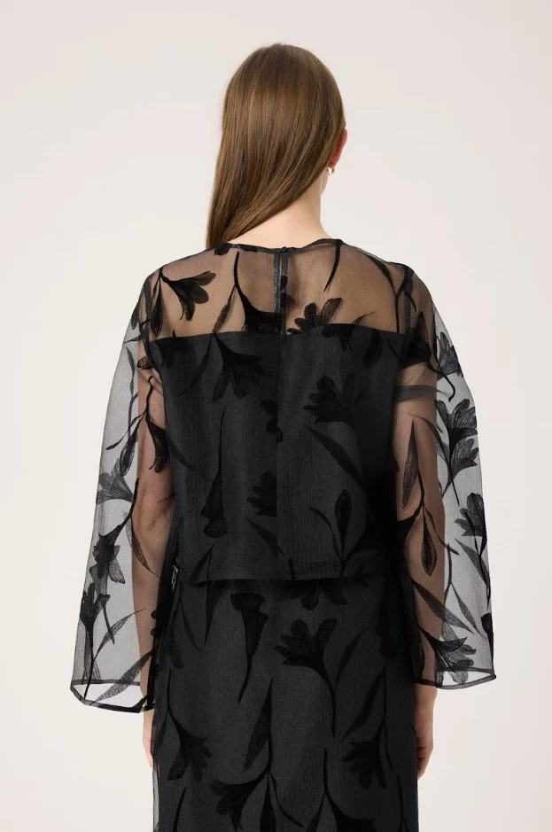 Blouses lange mouw zwart Soaked In Luxury - Image 2