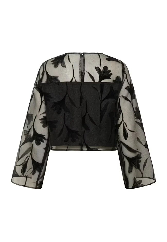 Blouses lange mouw zwart Soaked In Luxury - Image 3