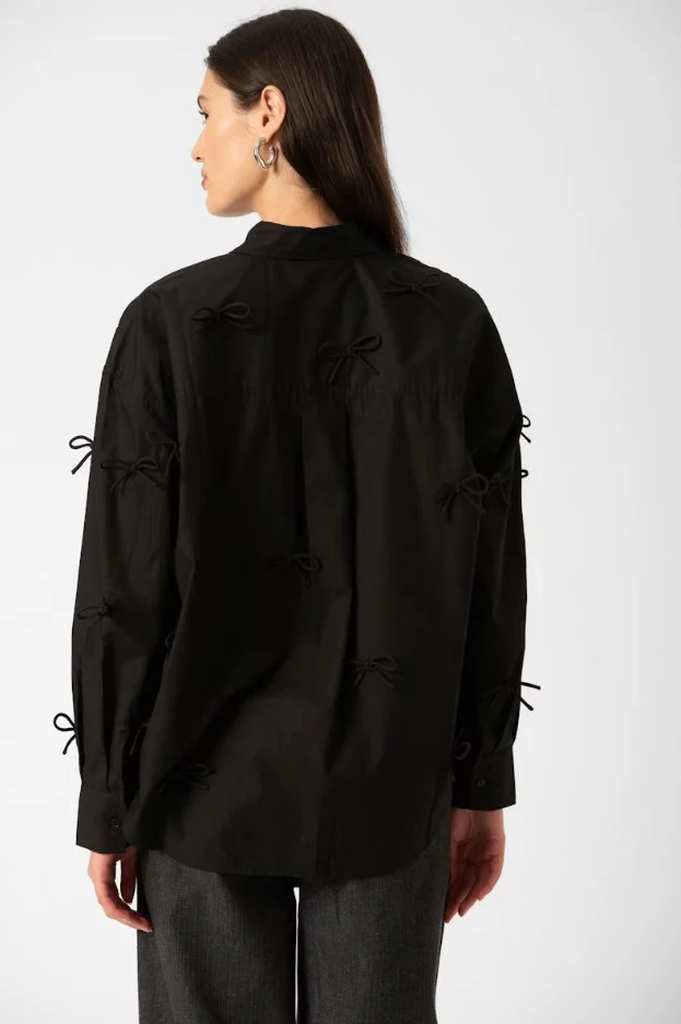 Blouses lange mouw zwart Soaked In Luxury - Image 2