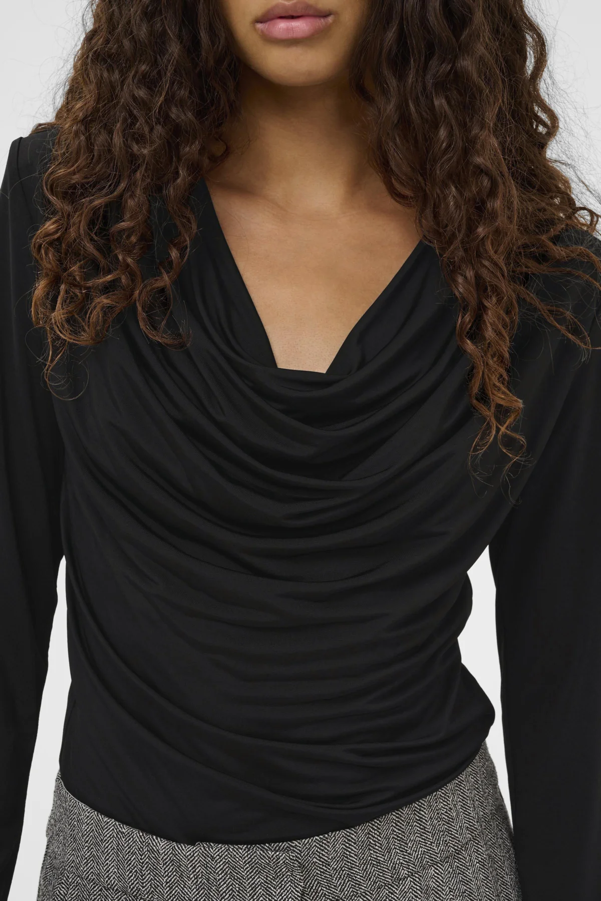 Blouses lange mouw zwart Soaked In Luxury - Image 4