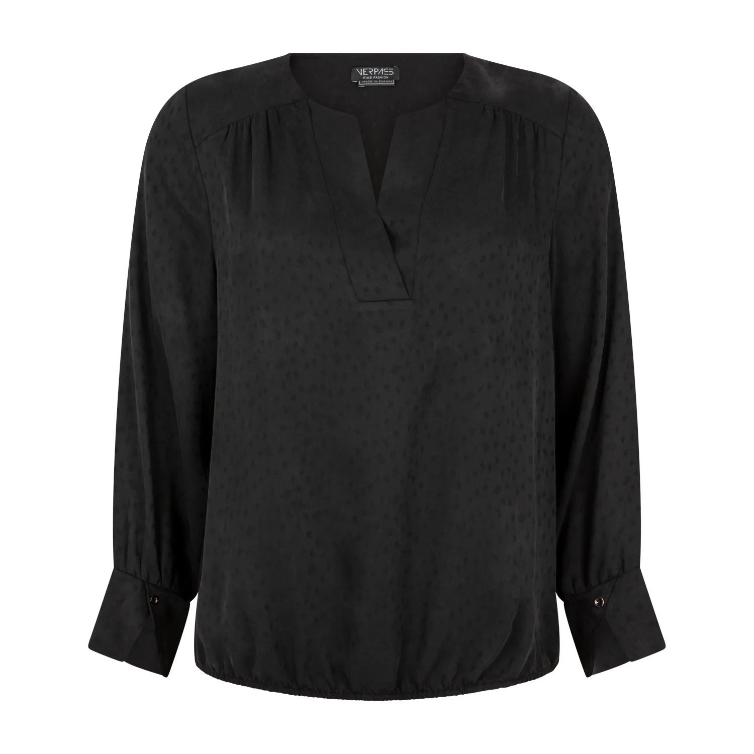 Blouses lange mouw zwart Verpass