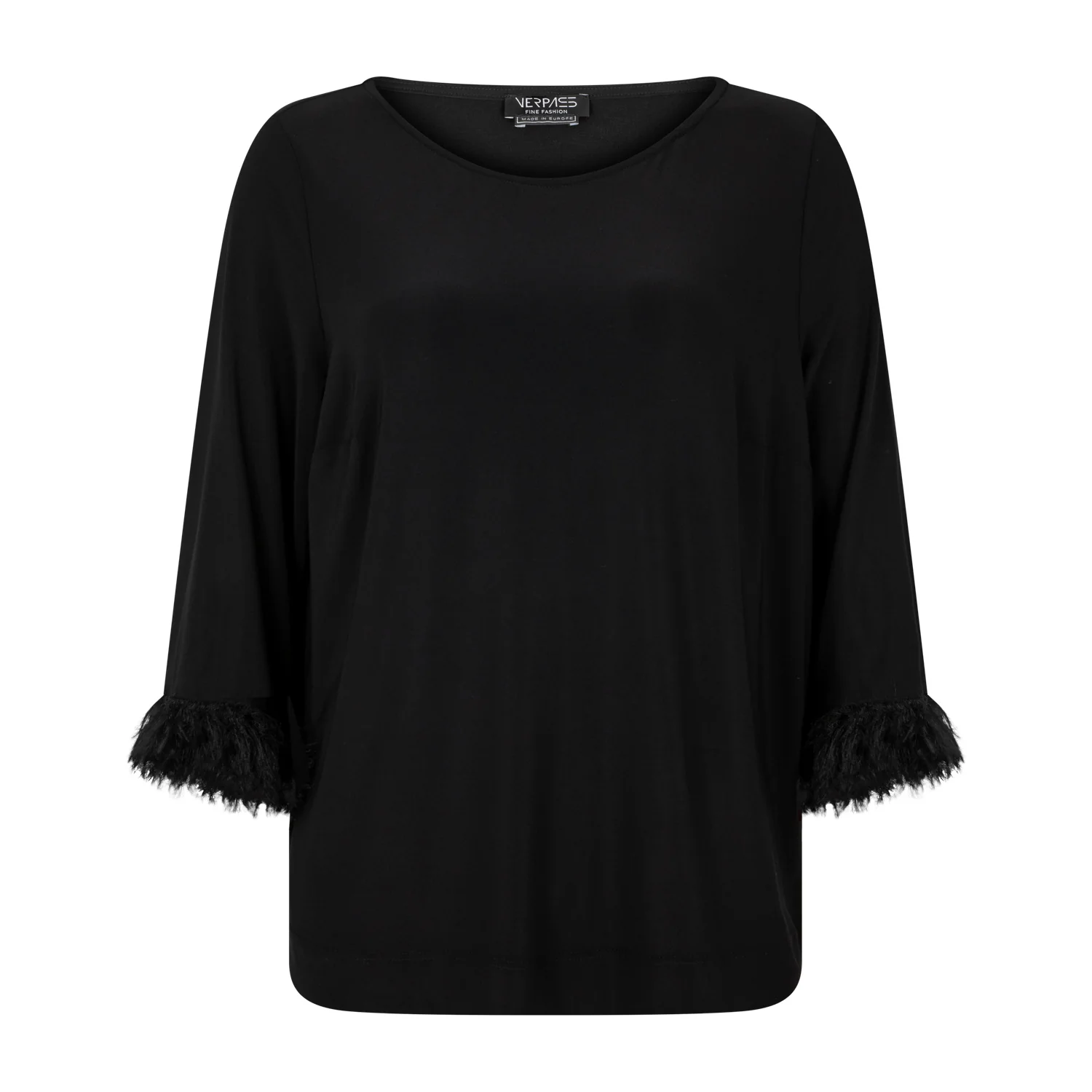 Blouses lange mouw zwart Verpass