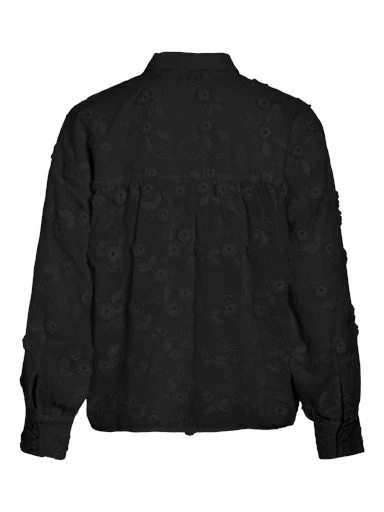 Blouses lange mouw zwart VILA - Image 2