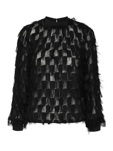 Blouses lange mouw zwart Y.A.S