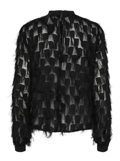 Blouses lange mouw zwart Y.A.S - Image 2