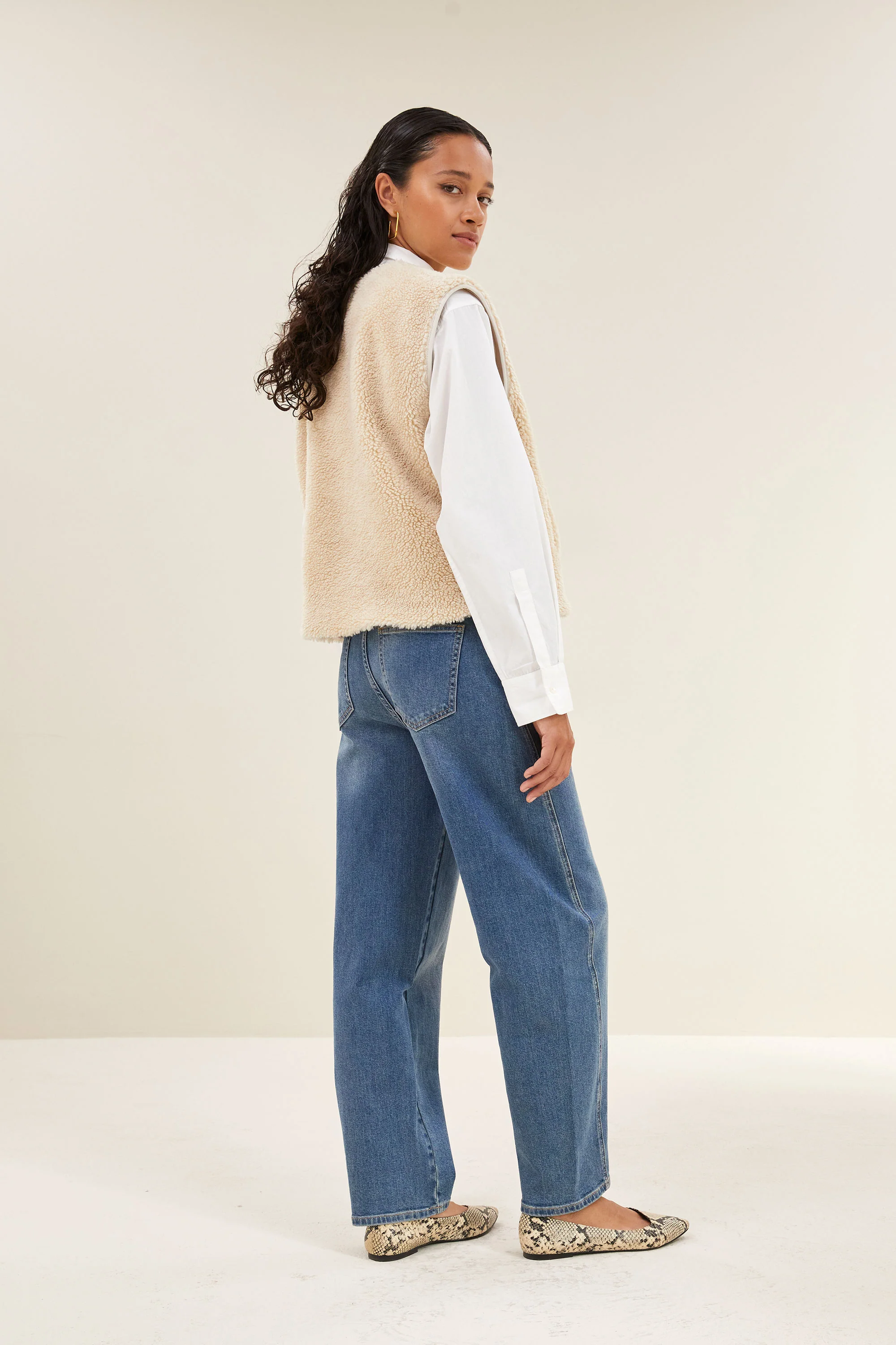 Bodywarmers beige by-bar - Image 4