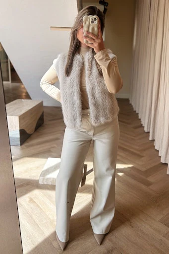 Bodywarmers beige Rino&Pelle - Image 2