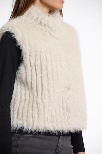 Bodywarmers beige Rino&Pelle - Image 2