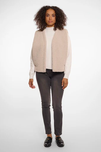 Bodywarmers beige Rino&Pelle - Image 4