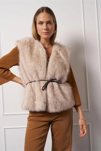 Bodywarmers beige Studio Anneloes - Image 2
