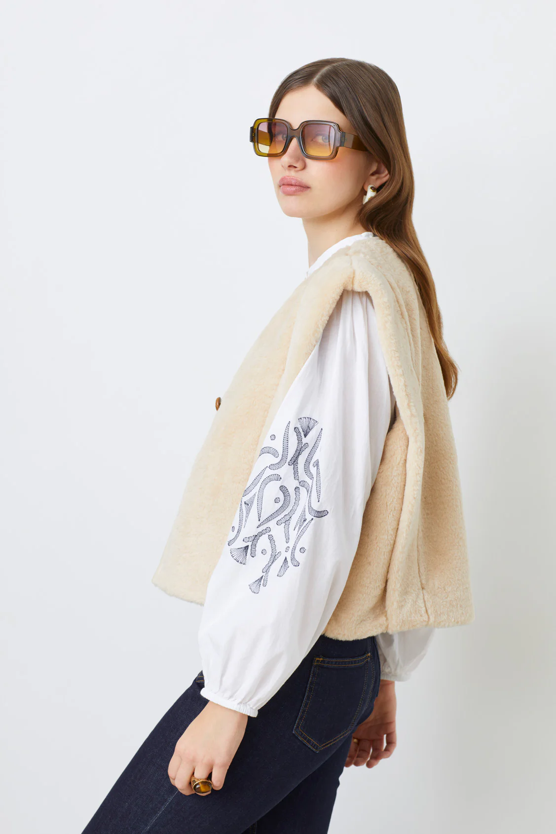 Bodywarmers beige Suncoo Paris - Image 4