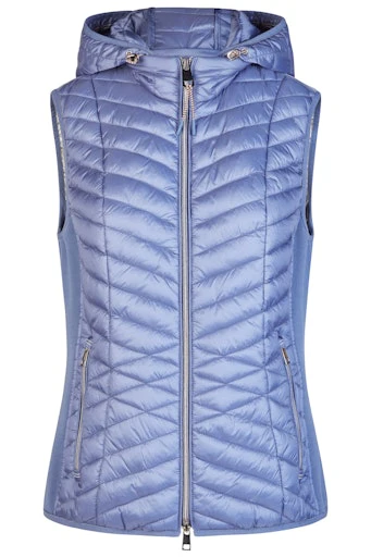 Bodywarmers blauw Barbara Lebek