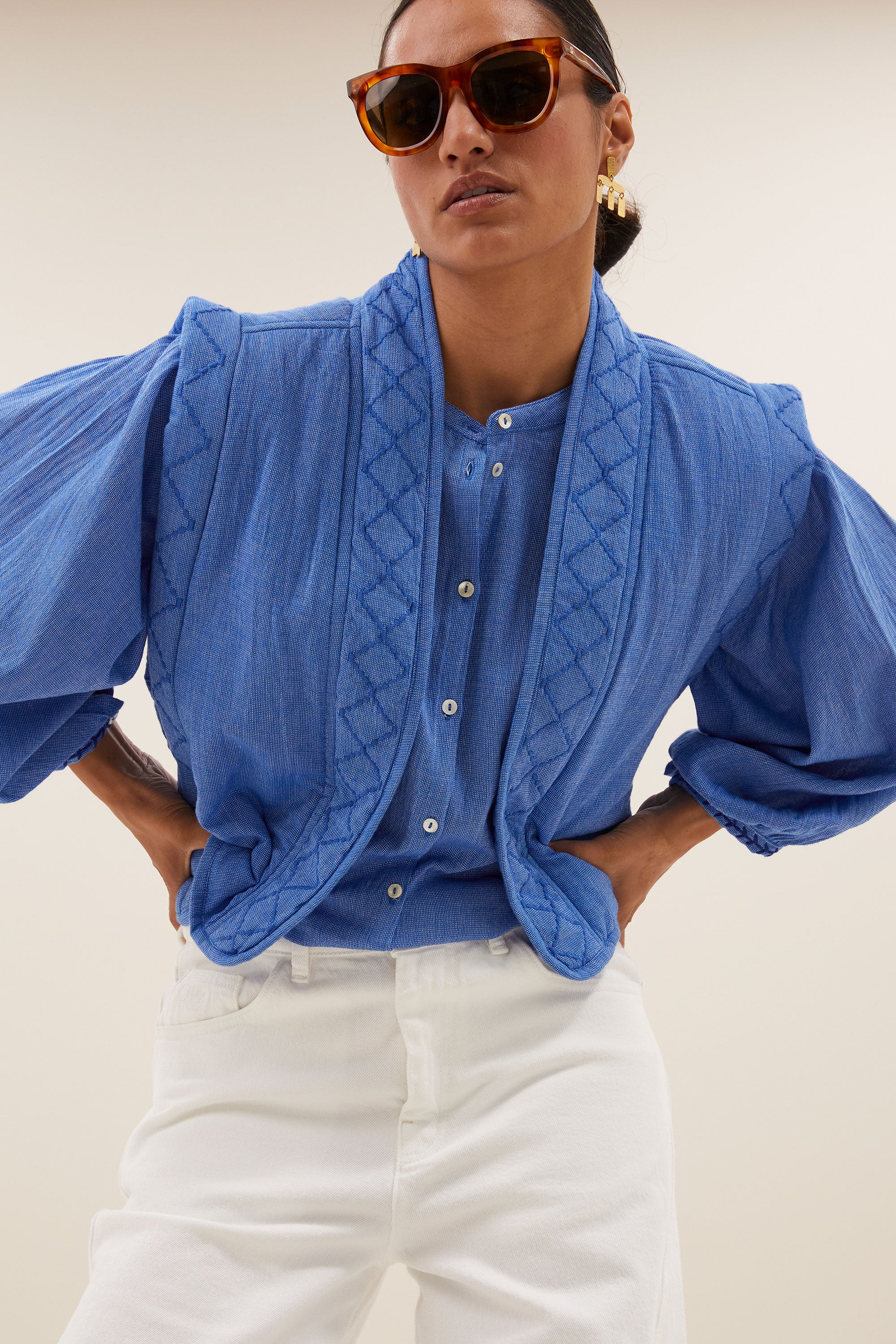 Gilets blauw by-bar