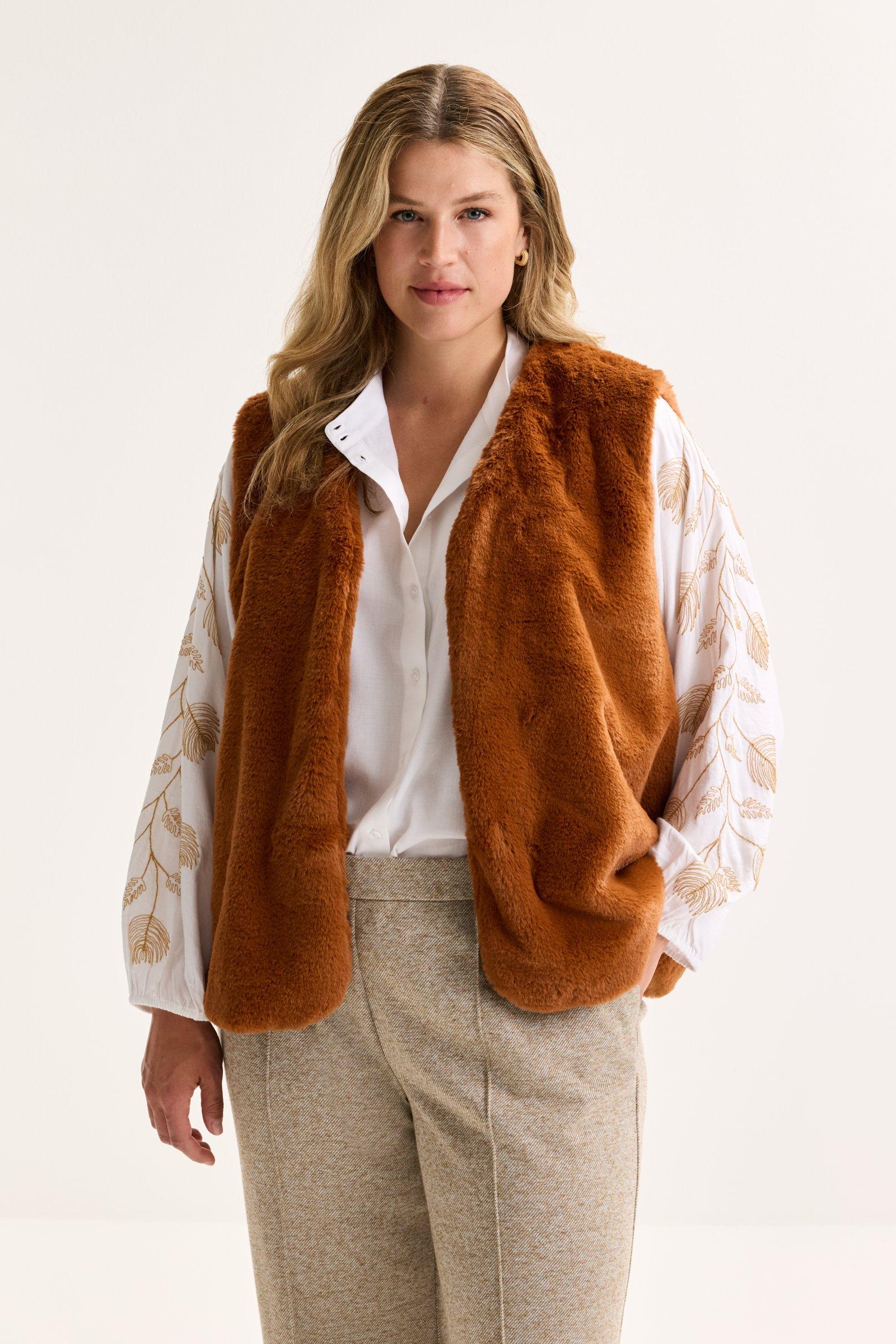 Bodywarmers bruin Mayerline - Image 2