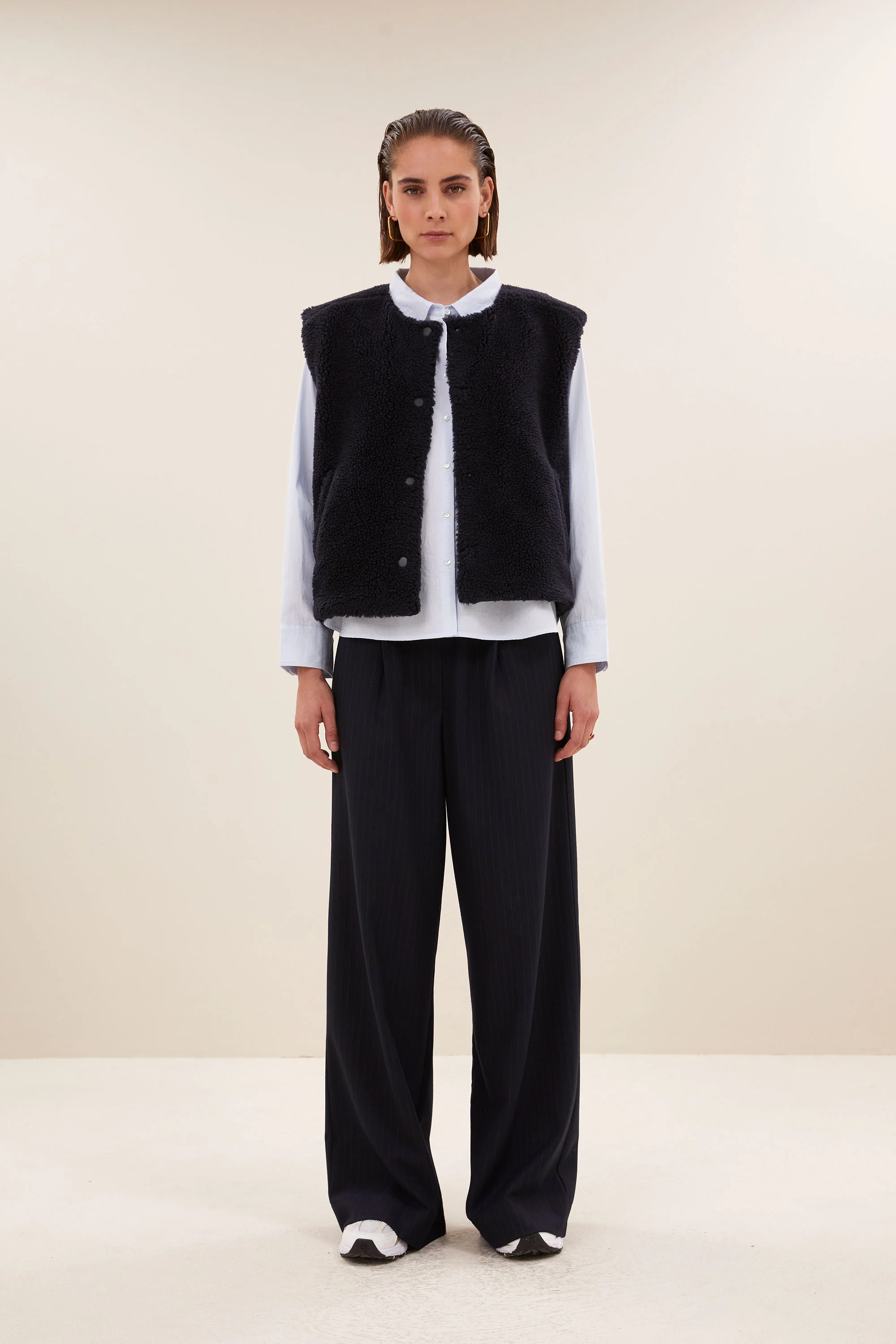 Bodywarmers navy by-bar