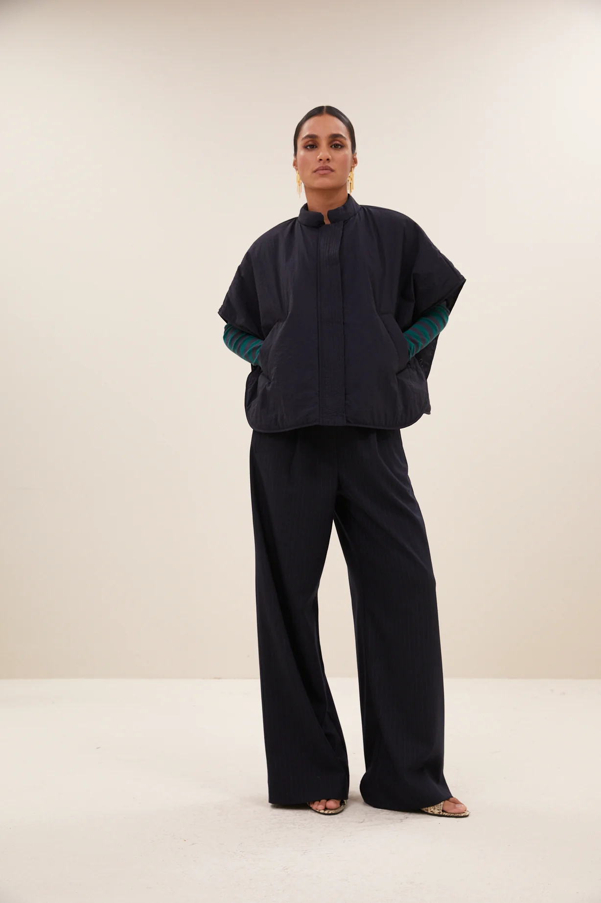 Bodywarmers navy by-bar - Image 4