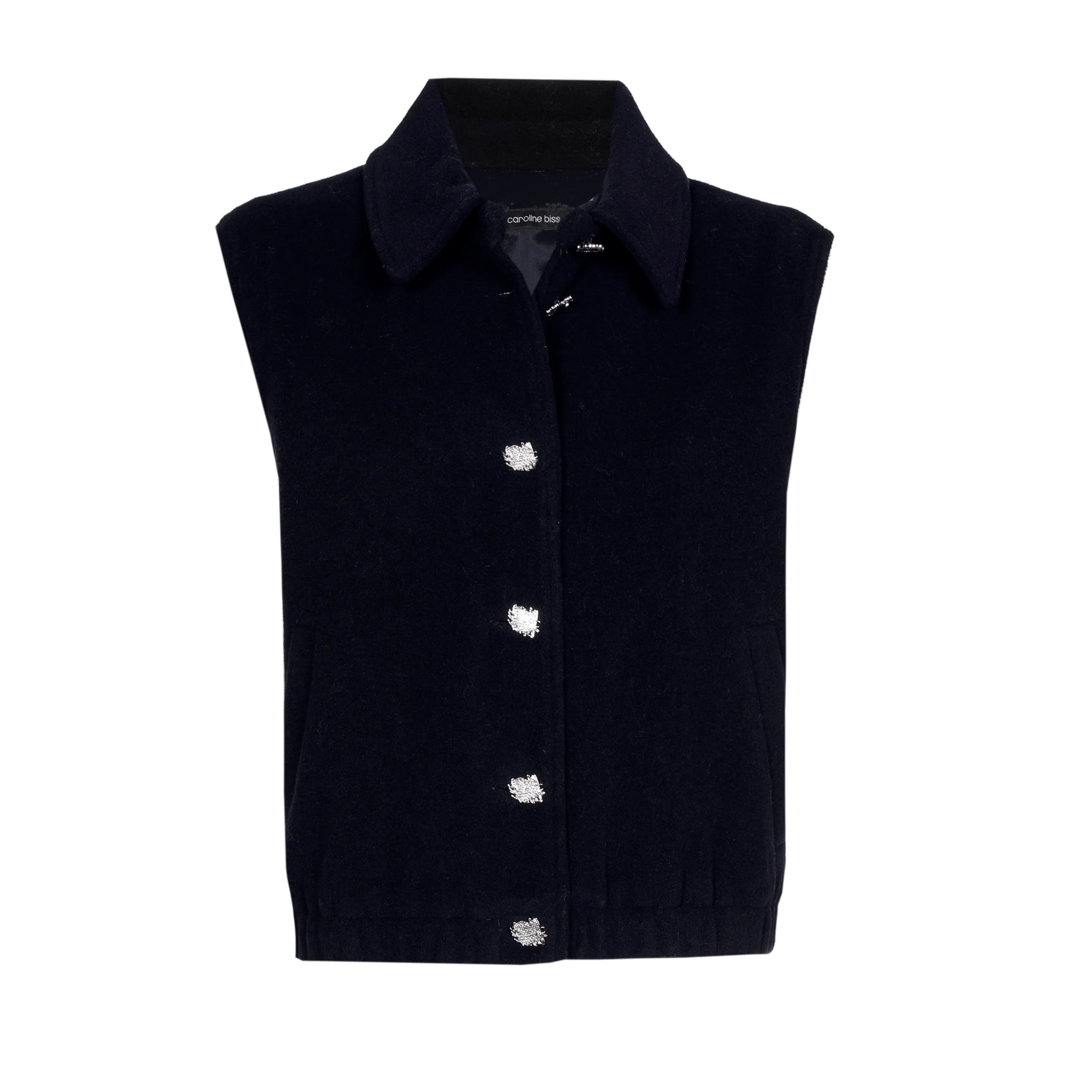 Bodywarmers navy Caroline Biss