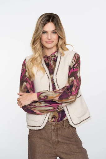 Bodywarmers wit Geisha - Image 5