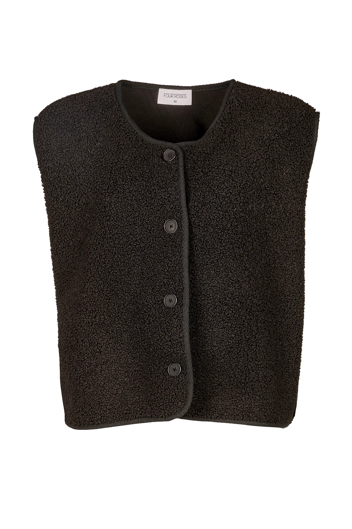 Bodywarmers zwart Four Roses - Image 4