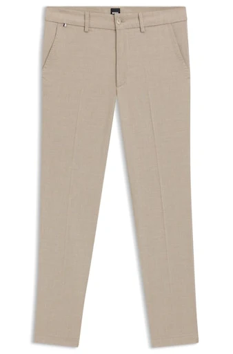 Broeken beige Boss Men Black