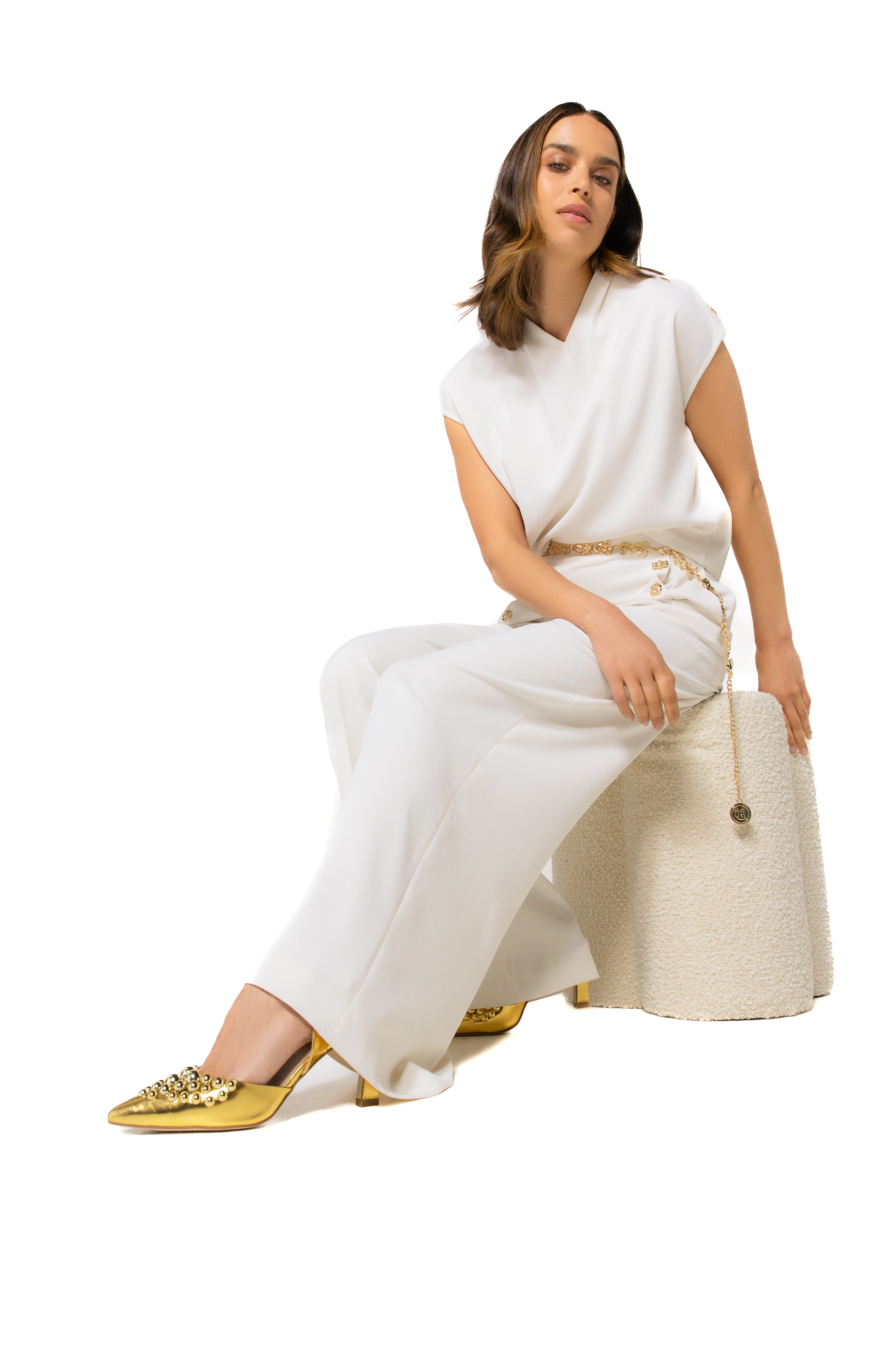 Broeken beige Caroline Biss - Image 4