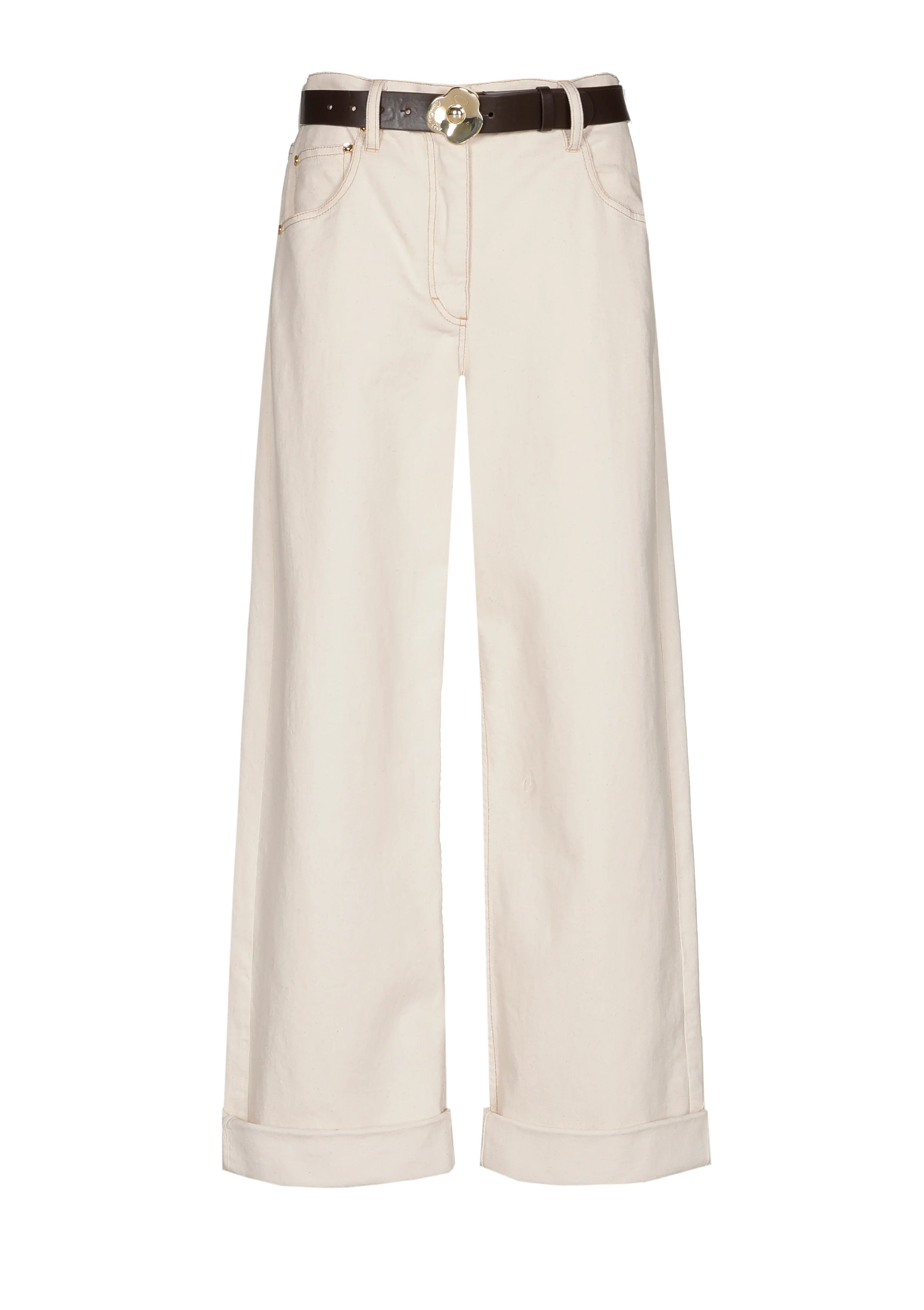 Broeken beige Caroline Biss