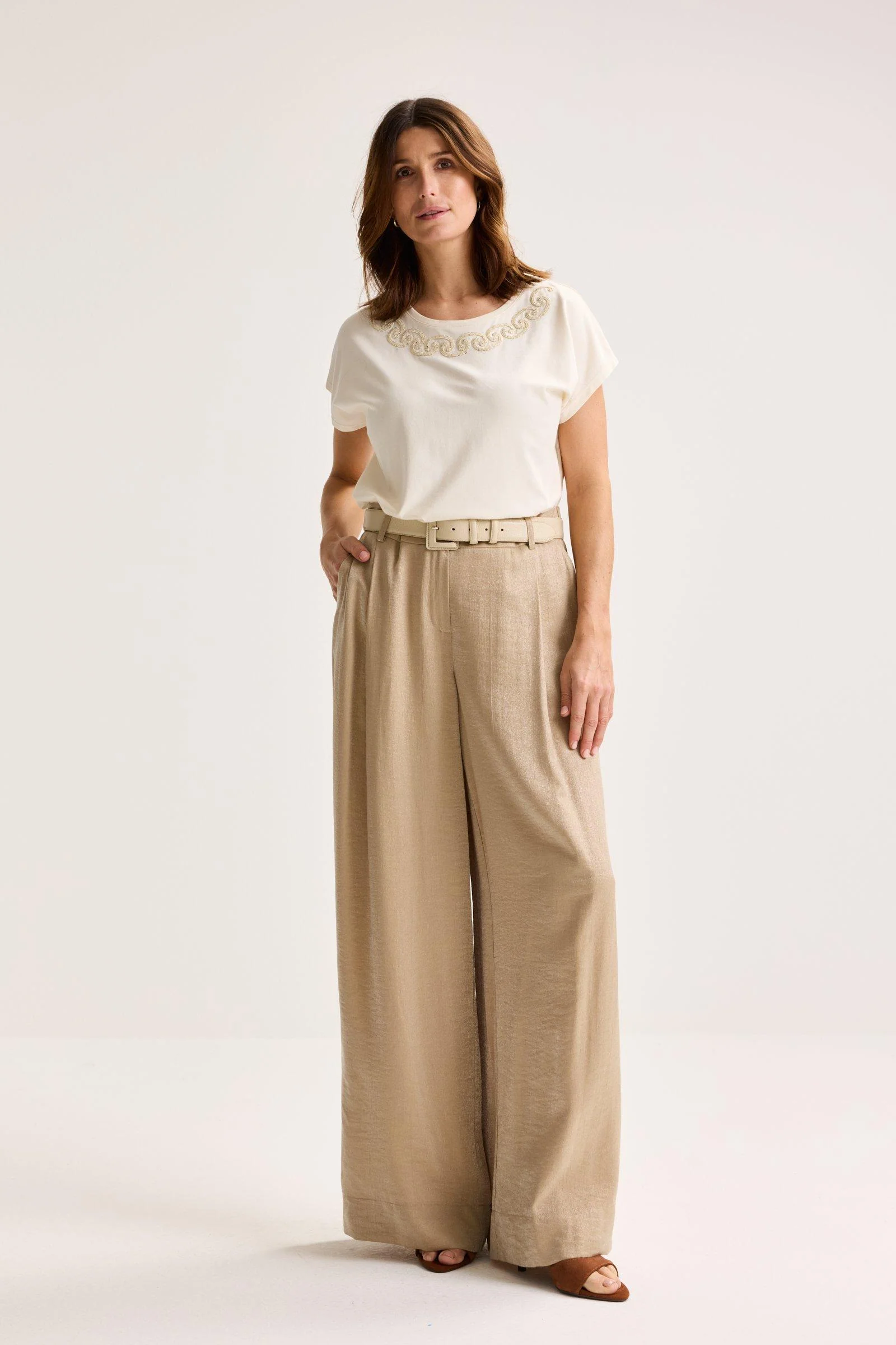 Broeken beige Mayerline