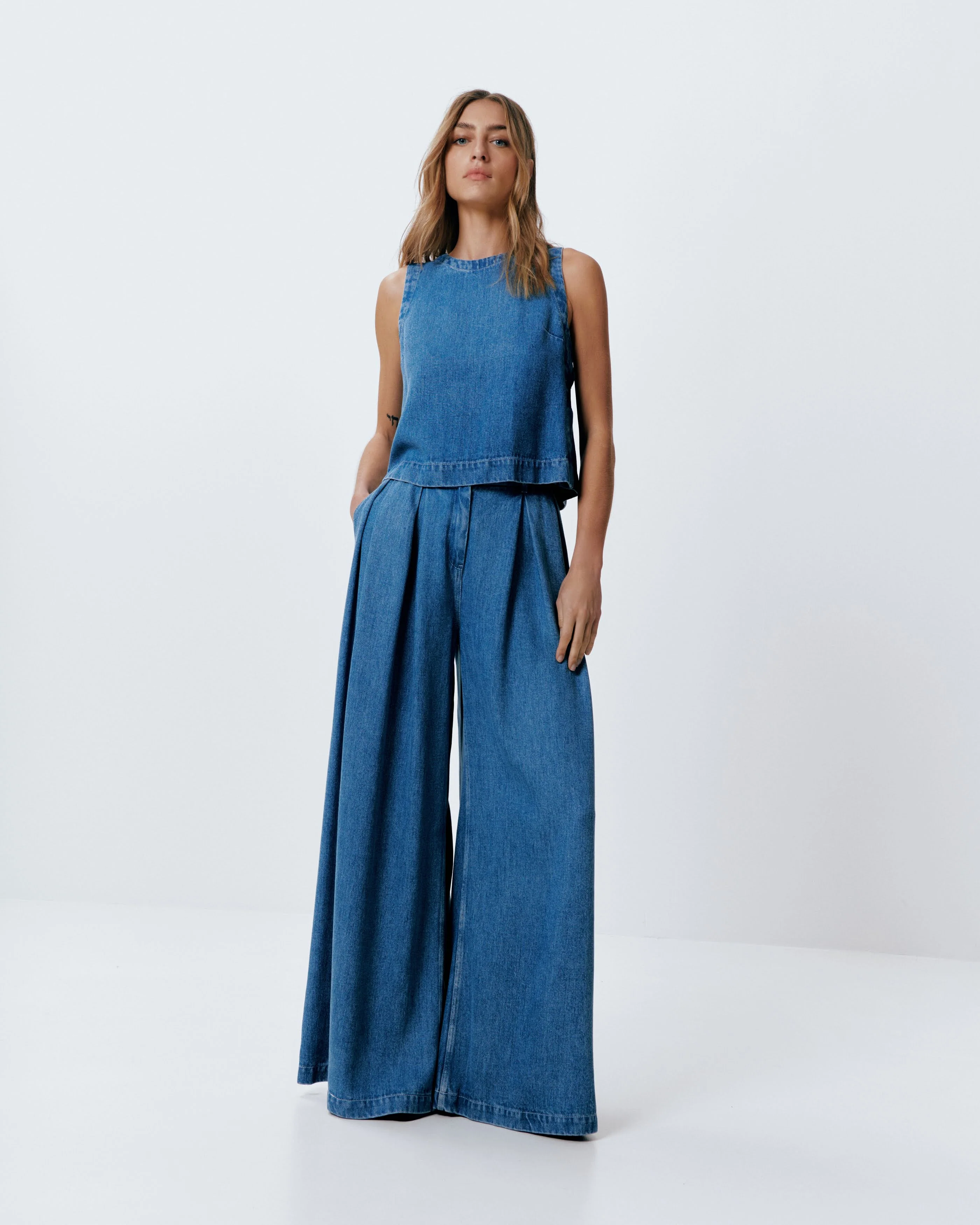 Broeken blauw Julia June - Image 2