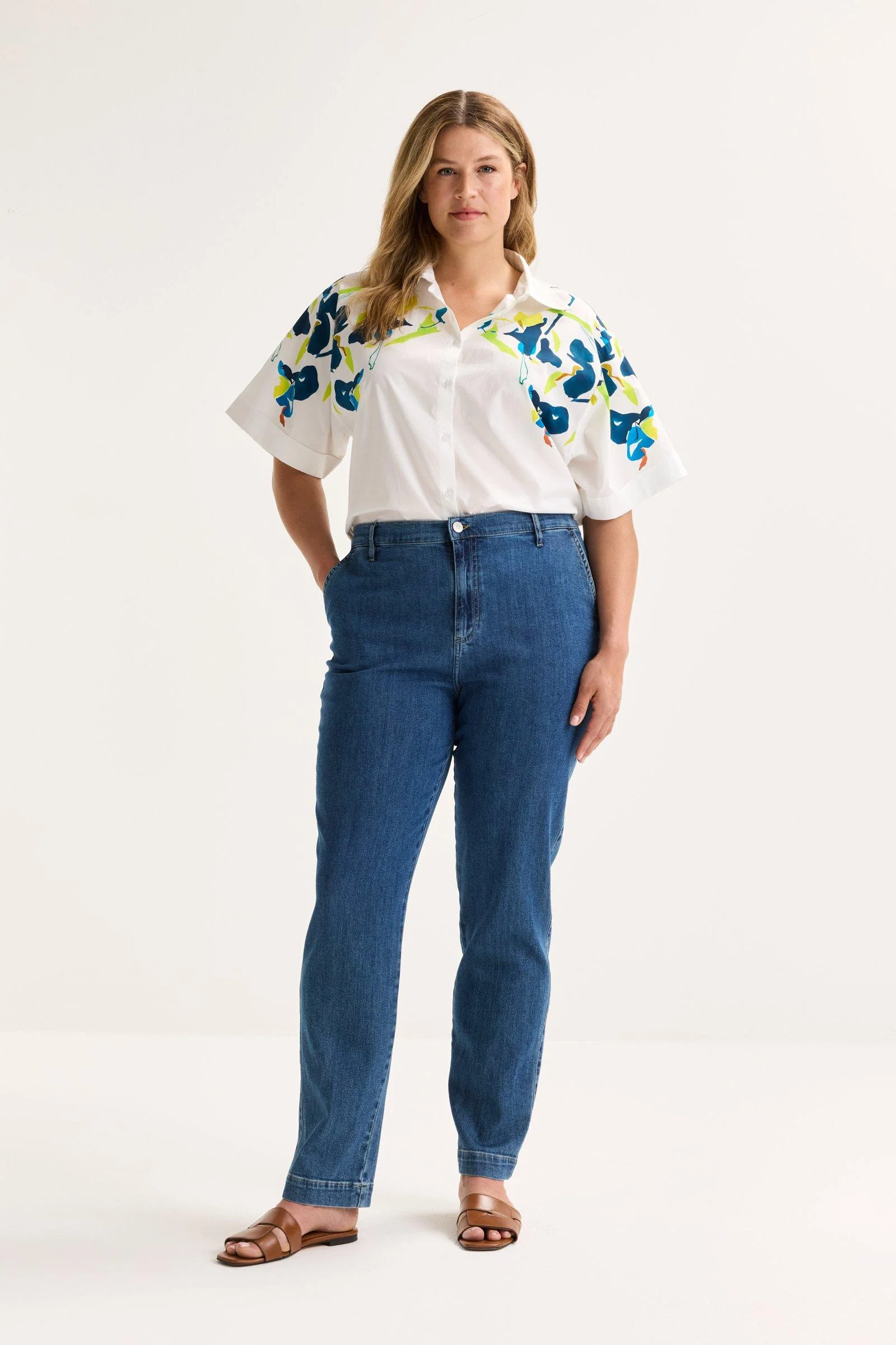 Jeans blauw Mayerline