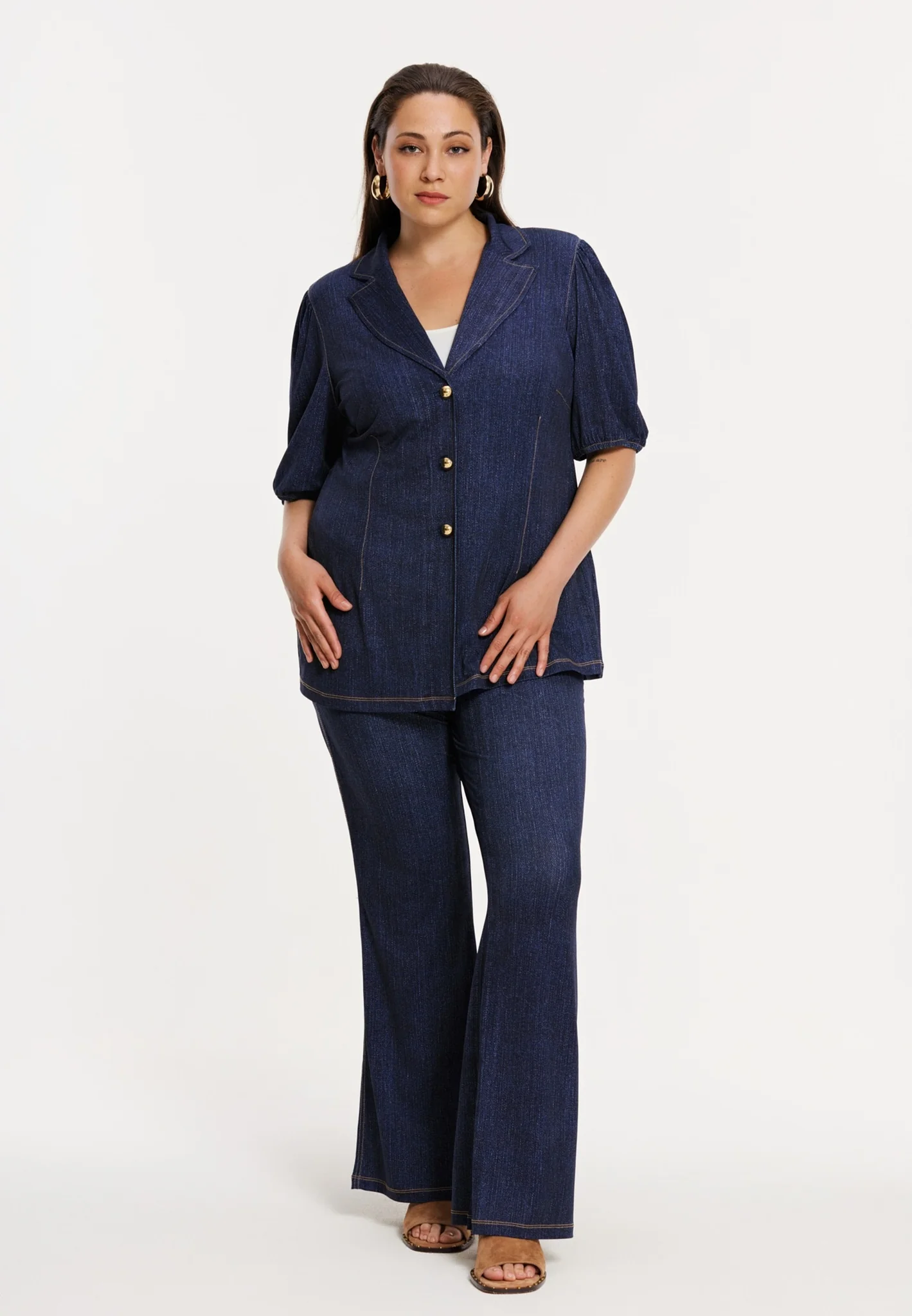 Broeken blauw Yoek