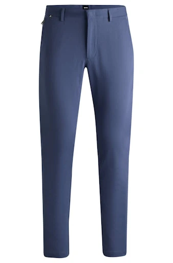 Broeken navy Boss Men Black