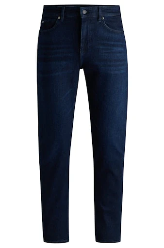 Broeken navy Boss Men Black