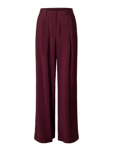 Broeken bordeaux Selected FEMME