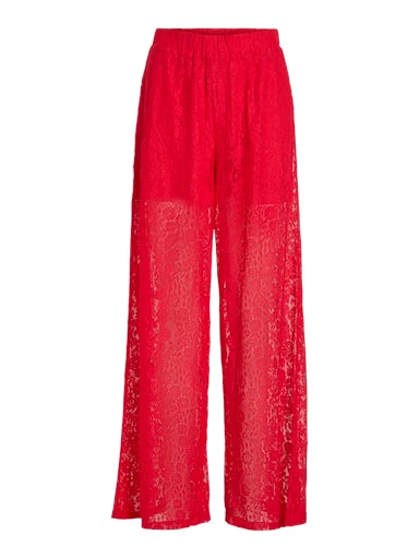 Broeken rood VILA