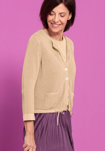 Cardigans beige Bianca - Image 3