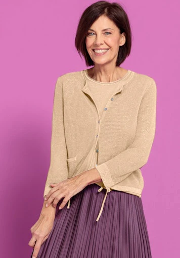 Cardigans beige Bianca - Image 4