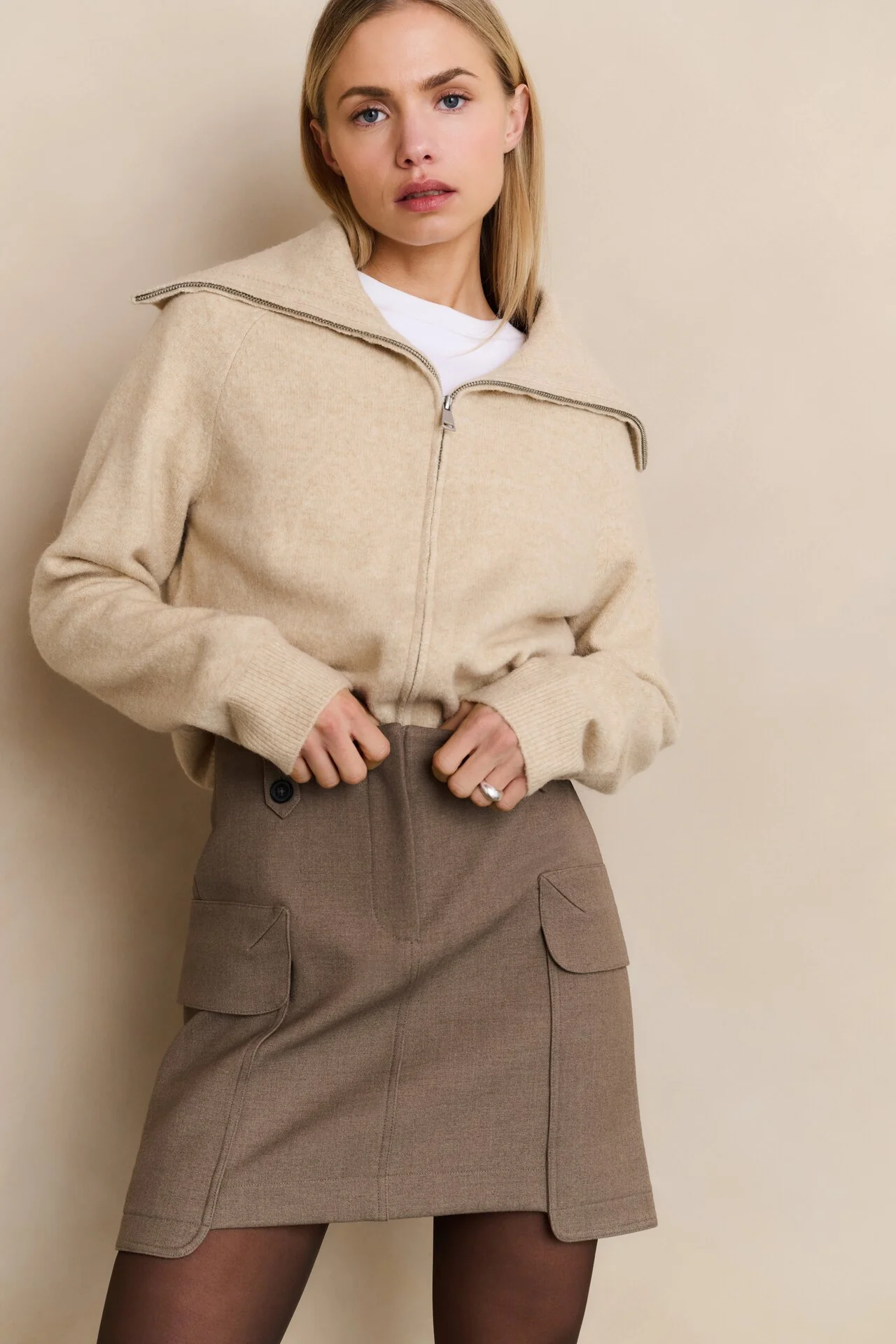 Cardigans beige YAYA