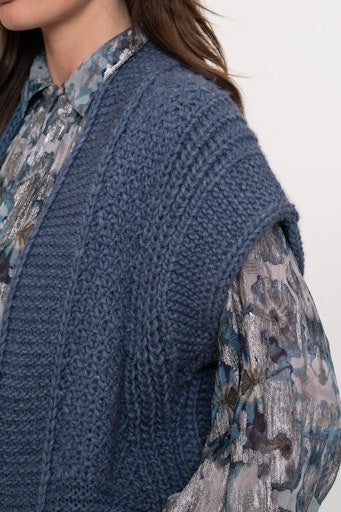 Cardigans blauw Geisha - Image 4